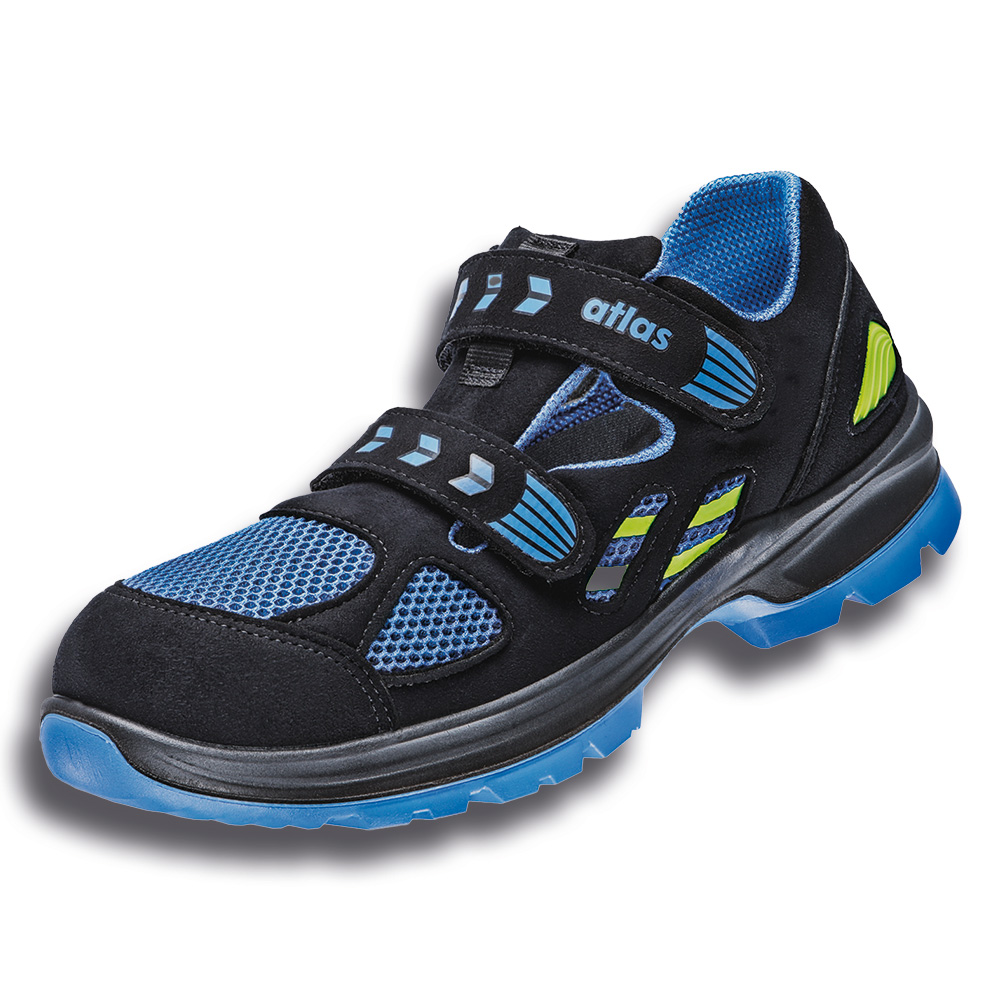 Sandale protectie usoare Atlas Flash cu lamela | S1P SRC ESD | comozi si respirabili