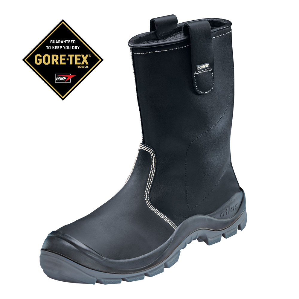 Cizme protectie imblanite din piele Atlas Goretex